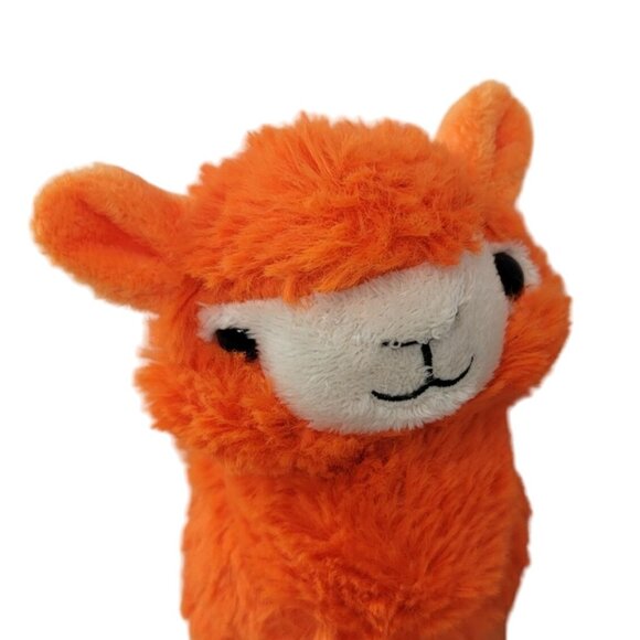 2/$15 Dan Dee Llama Plush Orange Skeleton Rib Bones Stuffed Animal Halloween - Picture 2 of 9